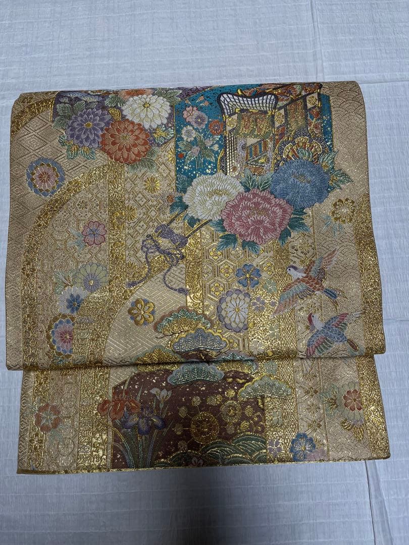 西陣織/長嶋成織物謹製 六通袋帯　礼装向　売値60万円超え‼︎