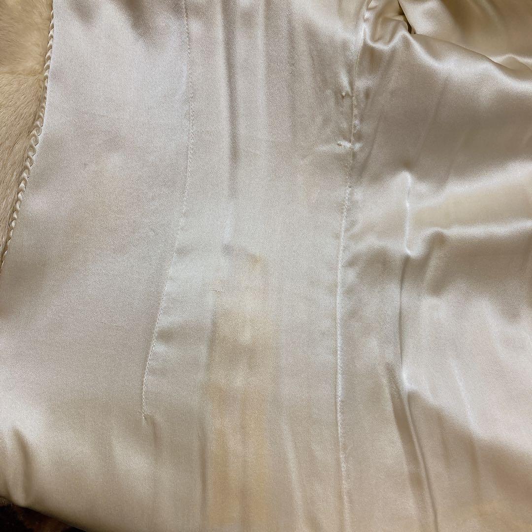 coco0316様　再度お値下げ！ホワイトパールミンク♡リアルファーコート