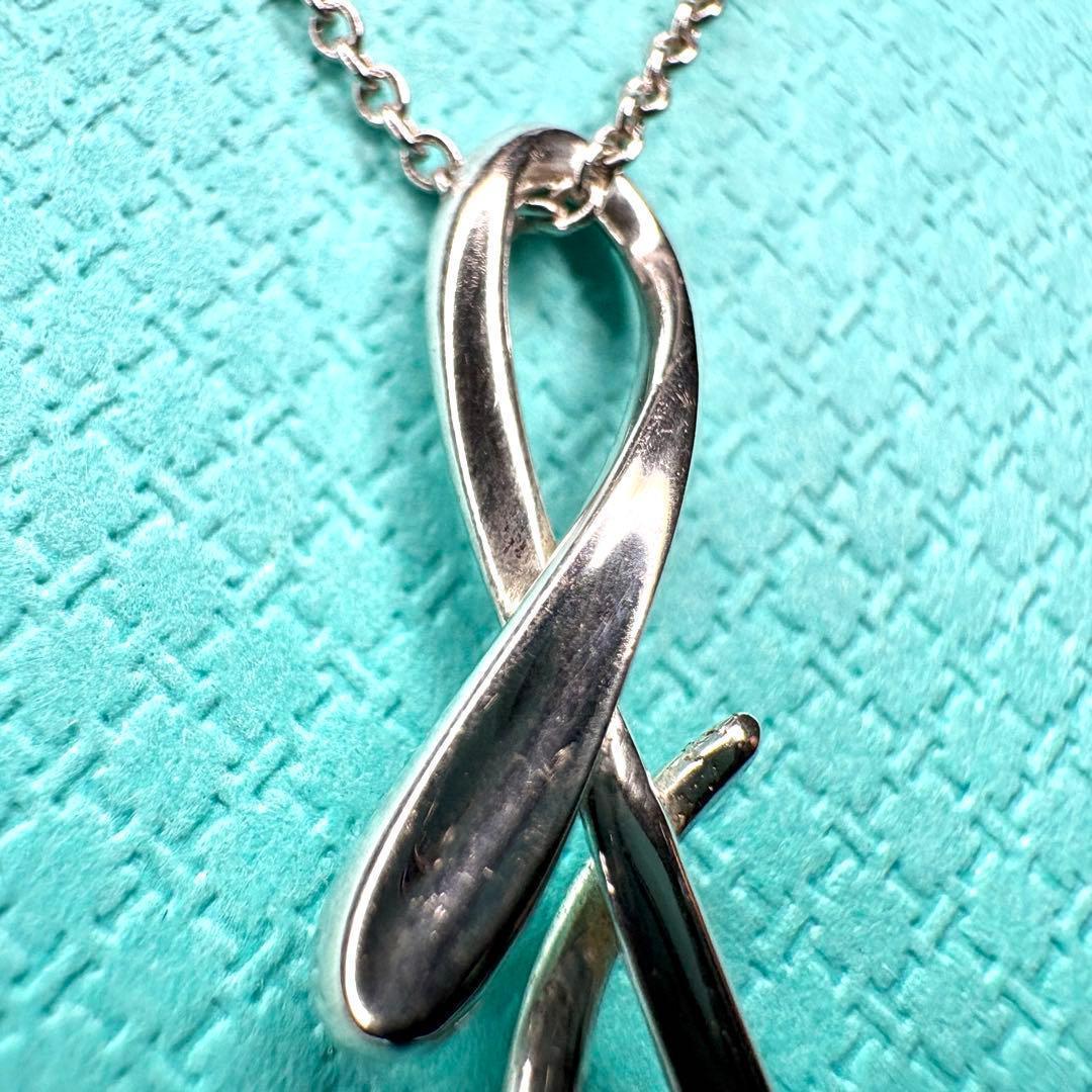 【極美品】約40cmティファニー イニシャル f F ネックレスSV925