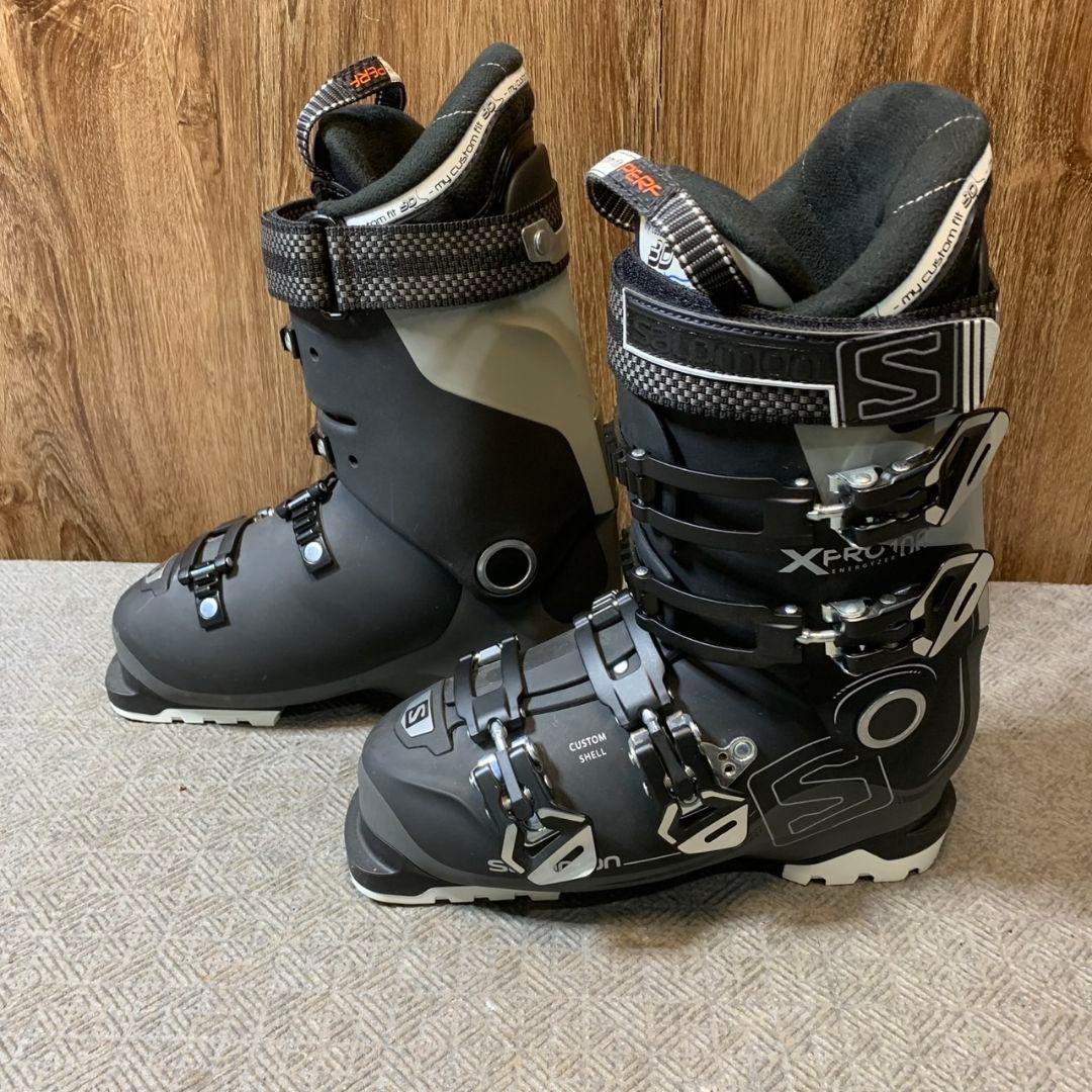 J354\" SALOMON スノーブーツ ブラック メンズ サイズ 25cm