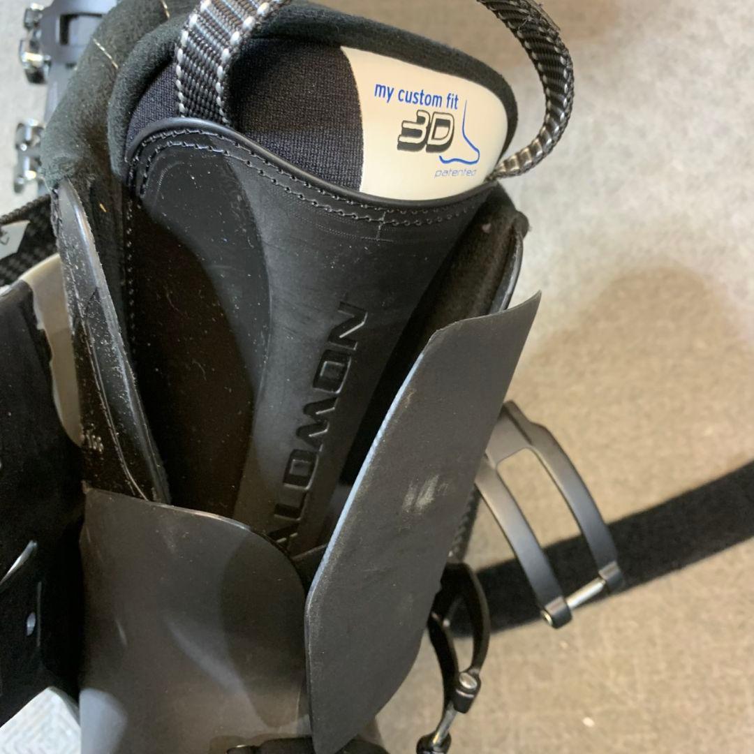 J354\" SALOMON スノーブーツ ブラック メンズ サイズ 25cm