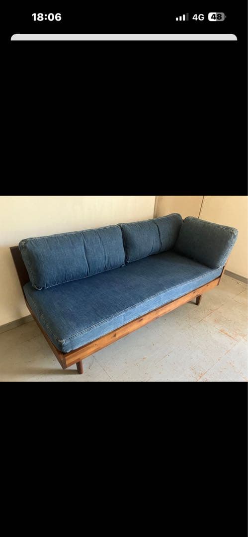 unico SWELLA(スウェラ)ベンチアーム デニム　2セット