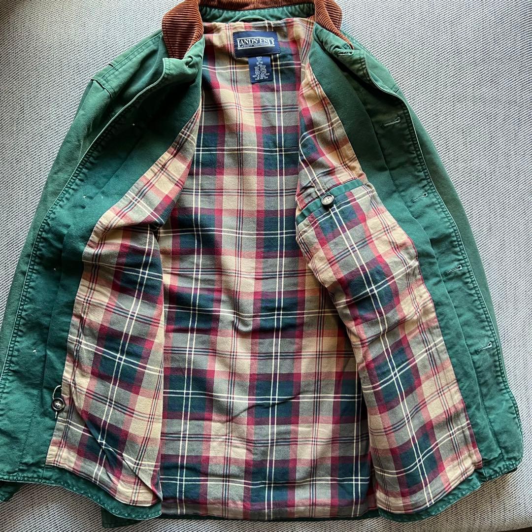 古着90's OLD LAND' END ハンティングジャケット カバーオール