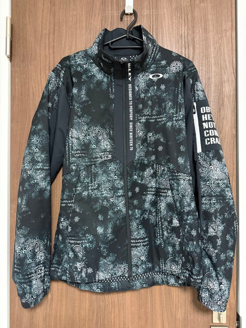 Oakley ペイズリー柄ナイロンジャケット
