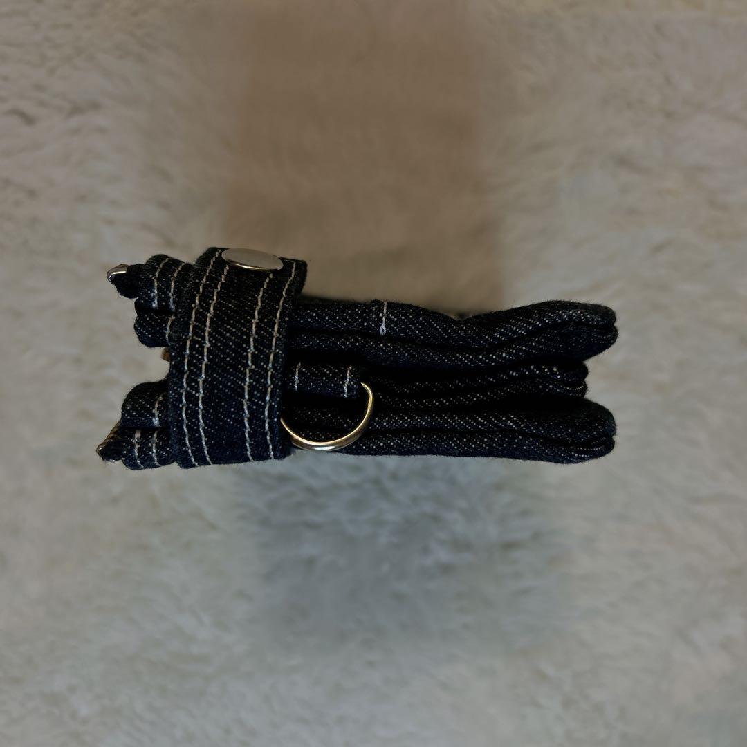 希少 ヘッドポーター デニム ショルダーウォレット 財布 2層 ケース