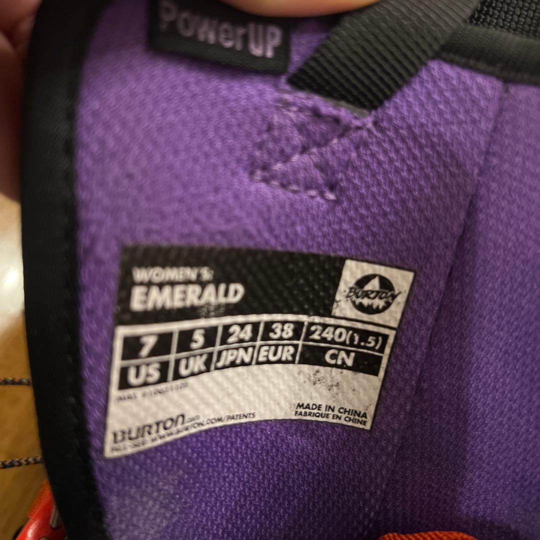 バートン　レディース　スノーボードブーツ24センチ　エメラルド