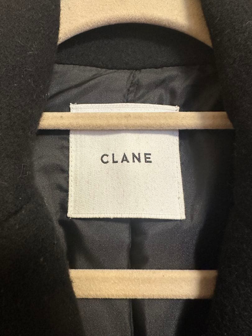 CLANE ロングコート　黒