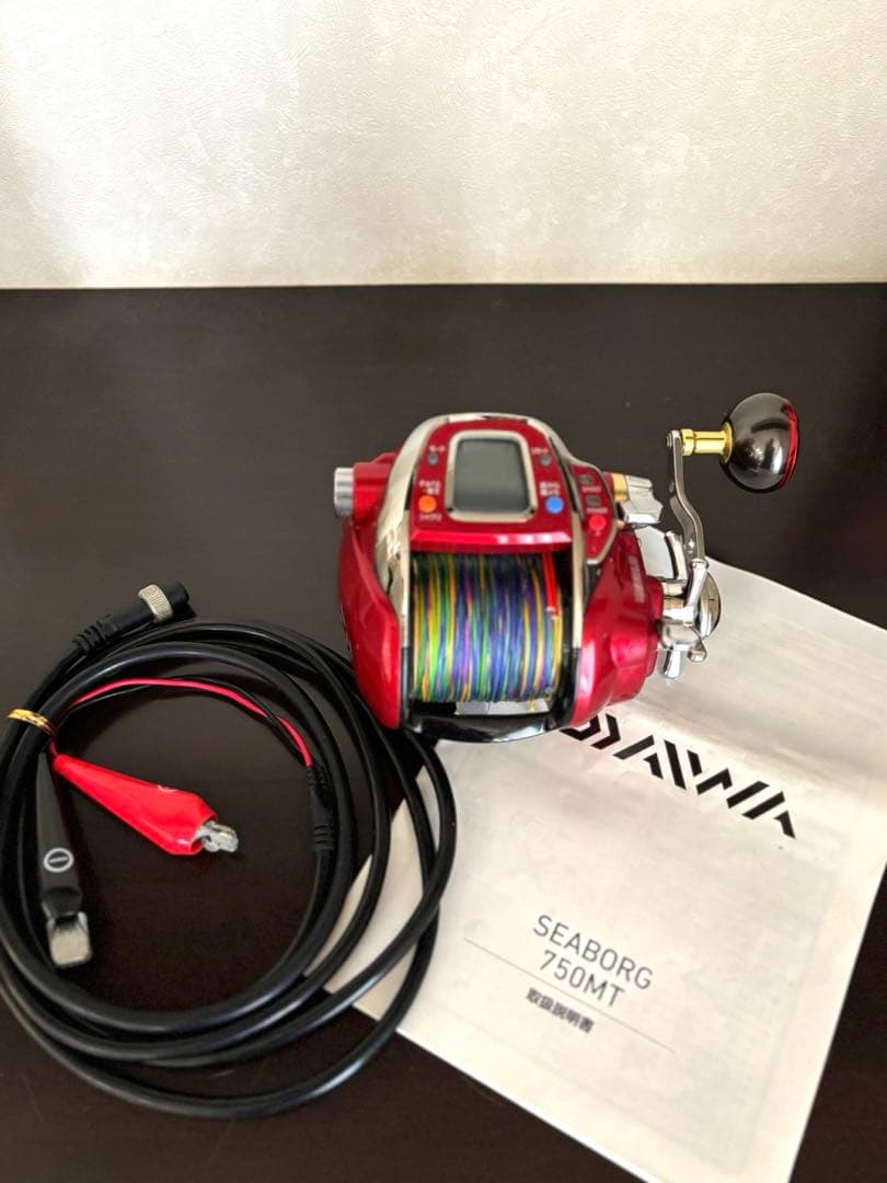 【美品★ダイワ SEABORG 750MT 電動リール】