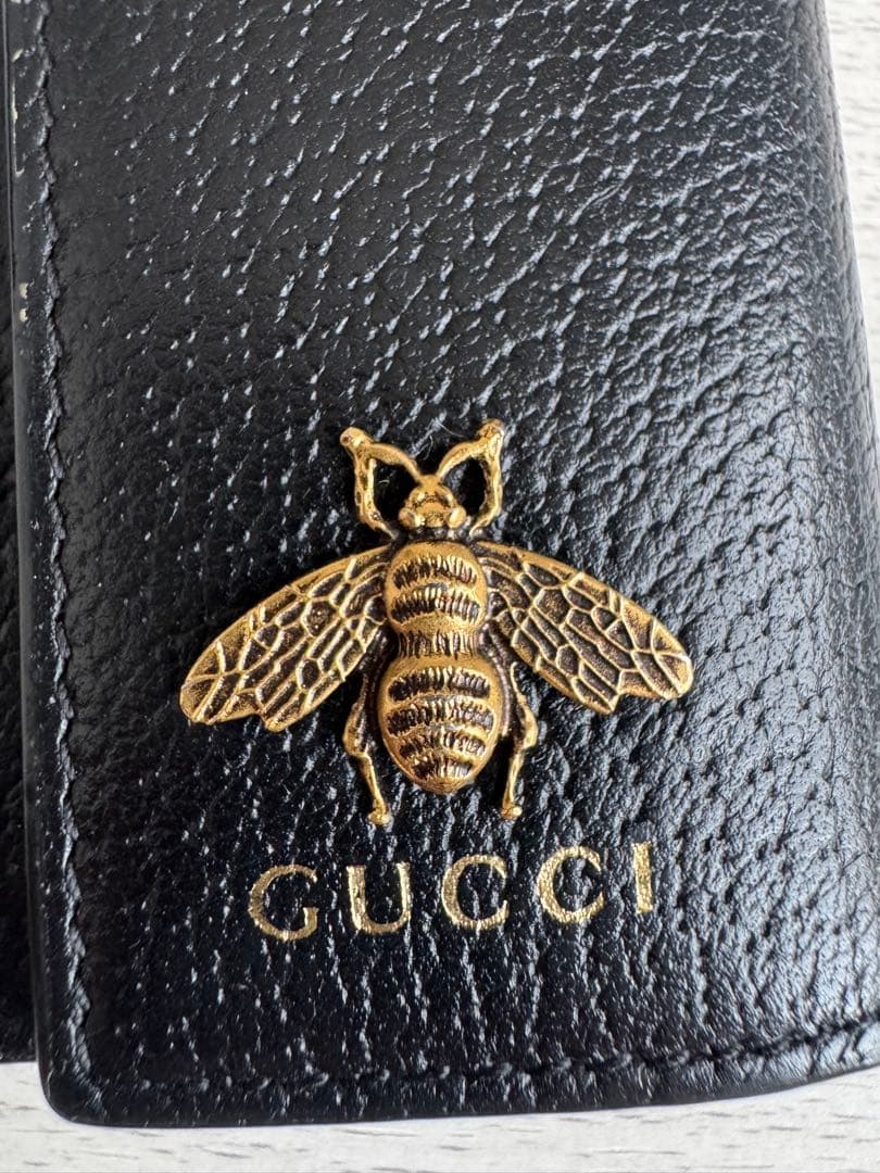 h*i様 GUCCI ブラックレザーキーケース