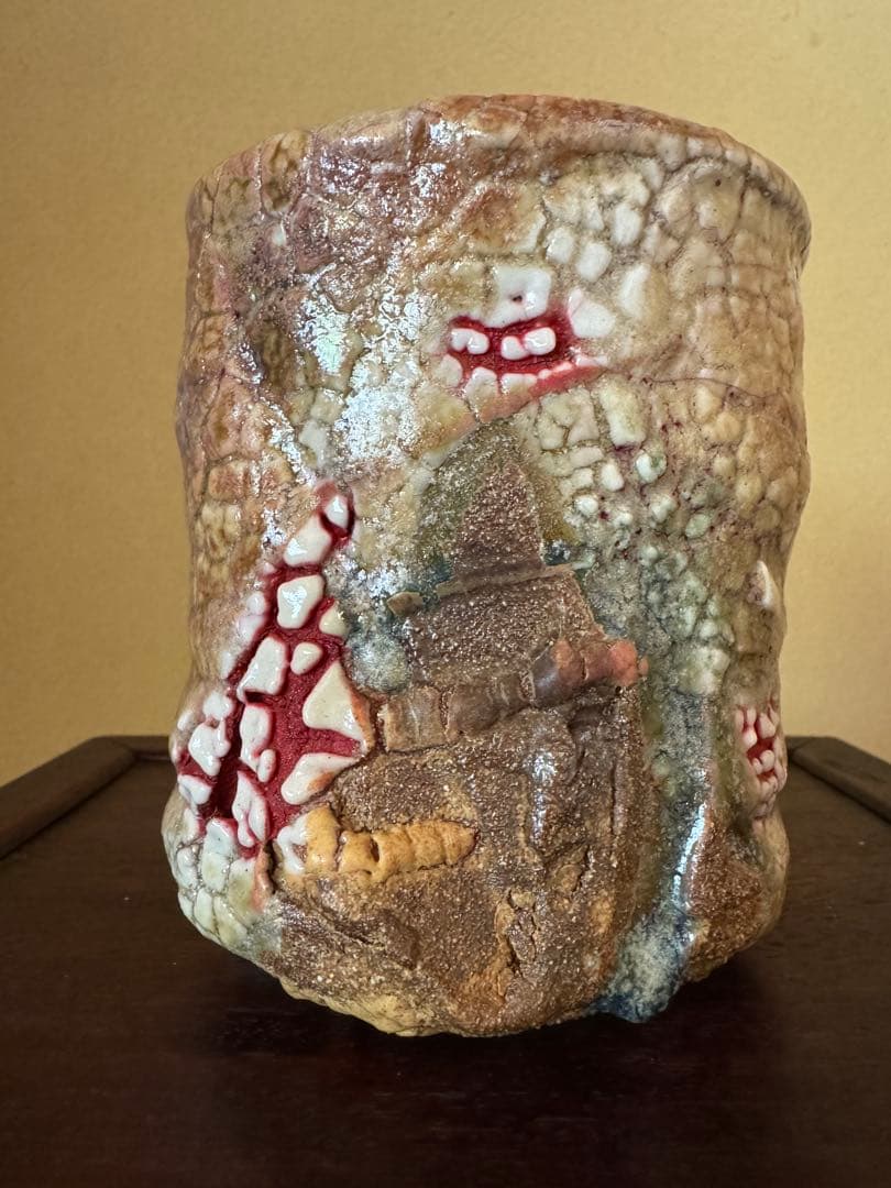 氏家昴大　黄瀬戸　湯呑　現代アート