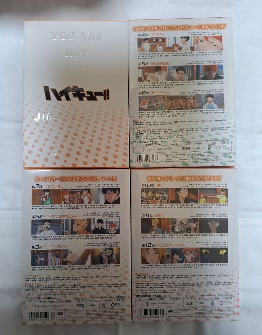 ハイキュー!! ファーストシーズン 全9巻 DVDセット