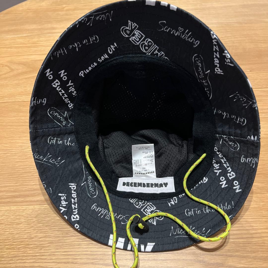 DECEMBERMAY バケットハット 黒　ユニセックス
