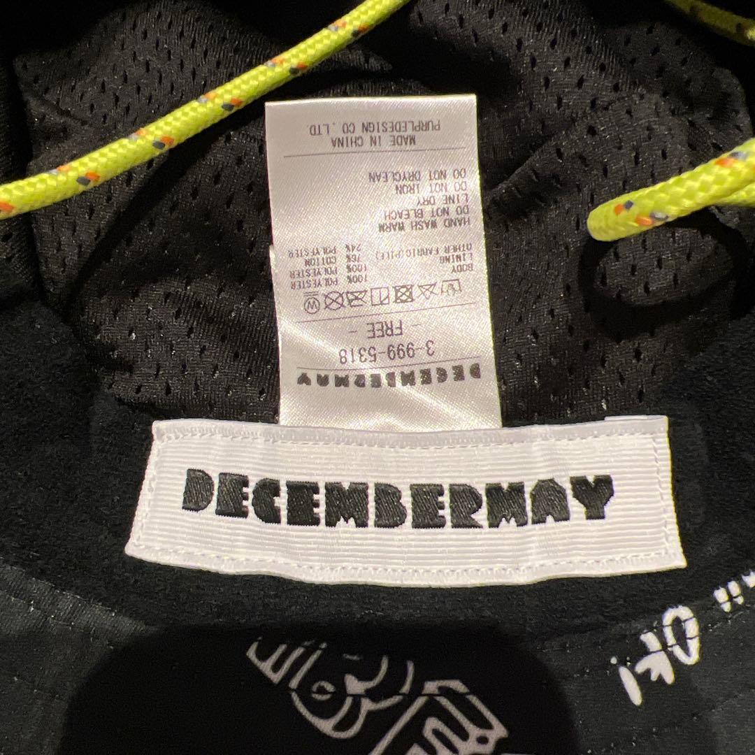 DECEMBERMAY バケットハット 黒　ユニセックス