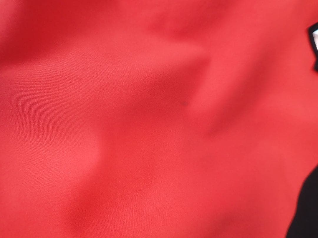 デサント フード付きスキーウェア グレー/レッド