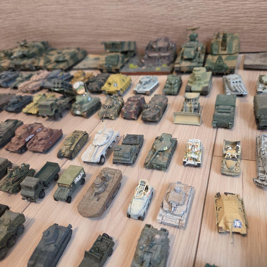 ジャンク【80点超・非売品BOX付】戦車・自衛隊車両 精密完成品まとめ WTM等