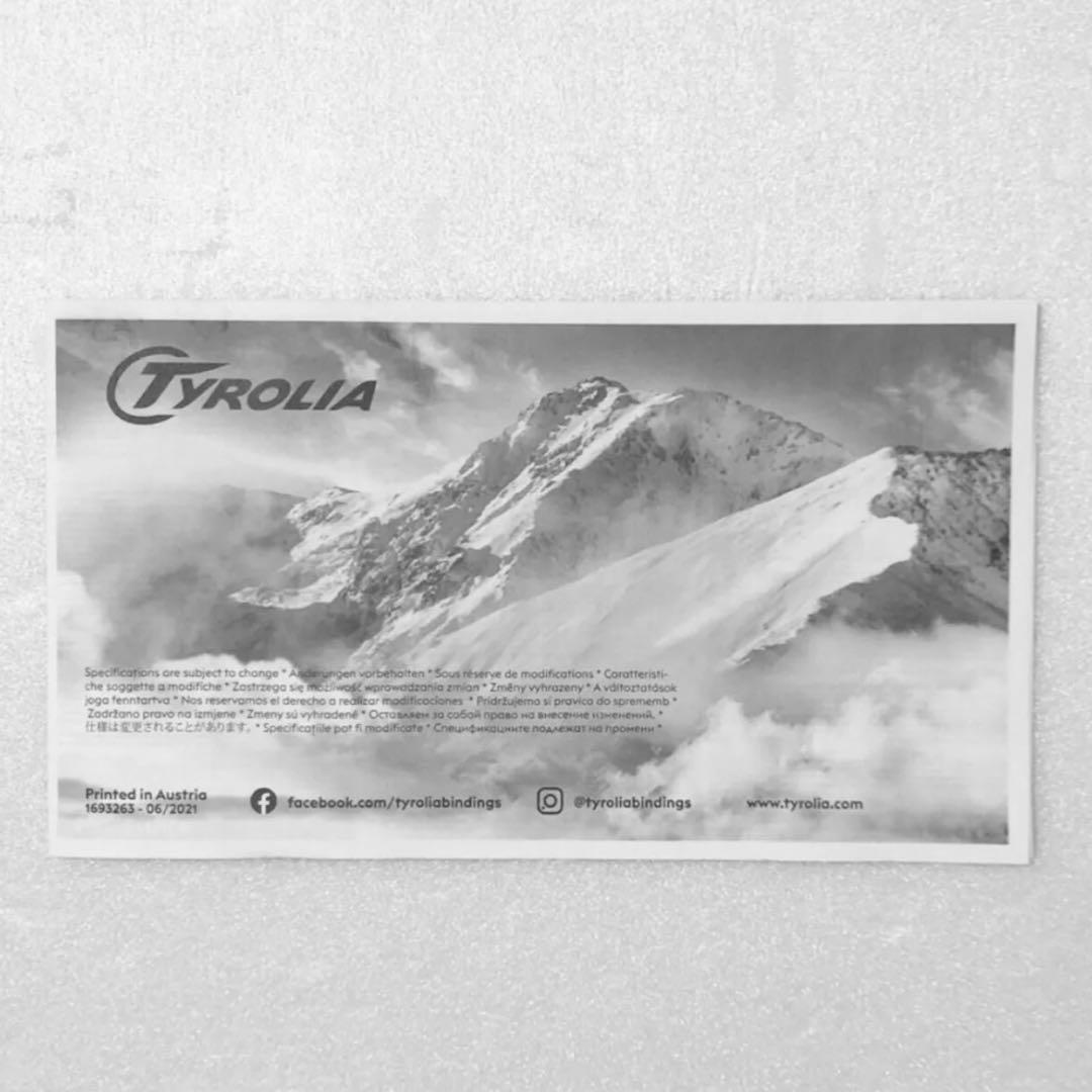 【新品未使用】TYROLIA スキービンディング SLR10 GW