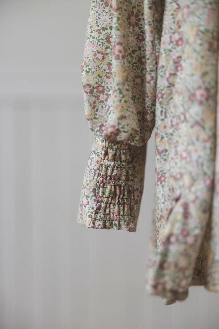 bitnabi ビンナビ完売 hyang リバティブラウス（ピンク）授乳服 新品