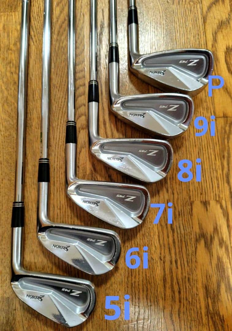 スリクソン　アイアンセット Z745 6本（5i〜Ｐ）