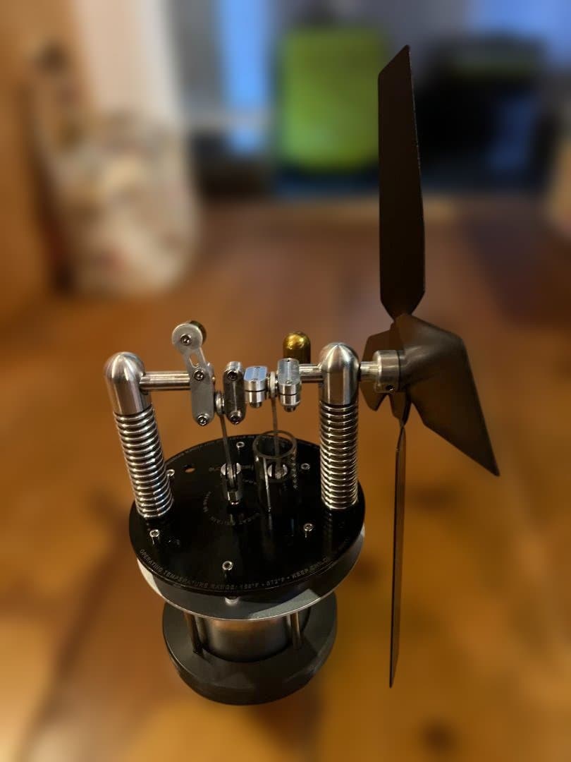 hearthstone製 薪ストーブファン スターリングエンジン式 要調整