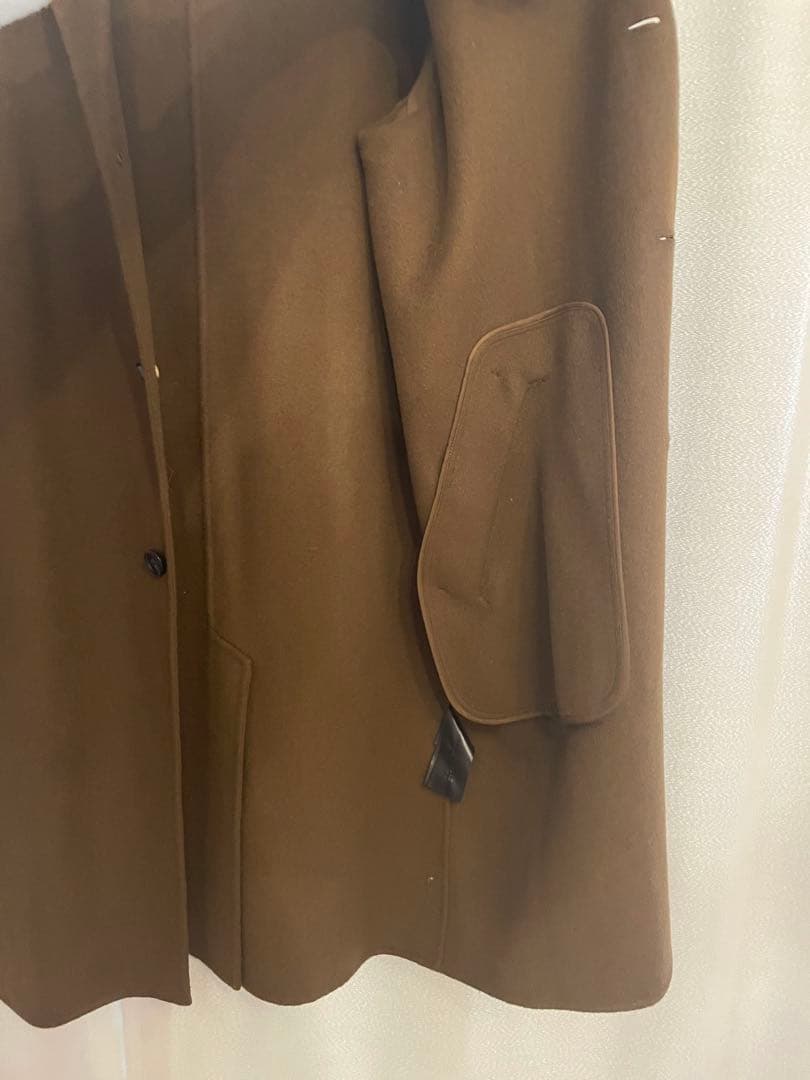 COS ブラウン チェスターコート
