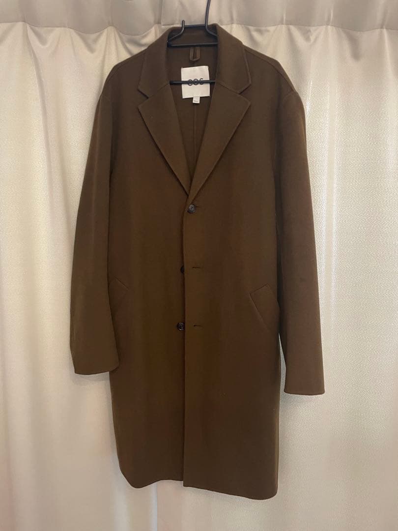 COS ブラウン チェスターコート