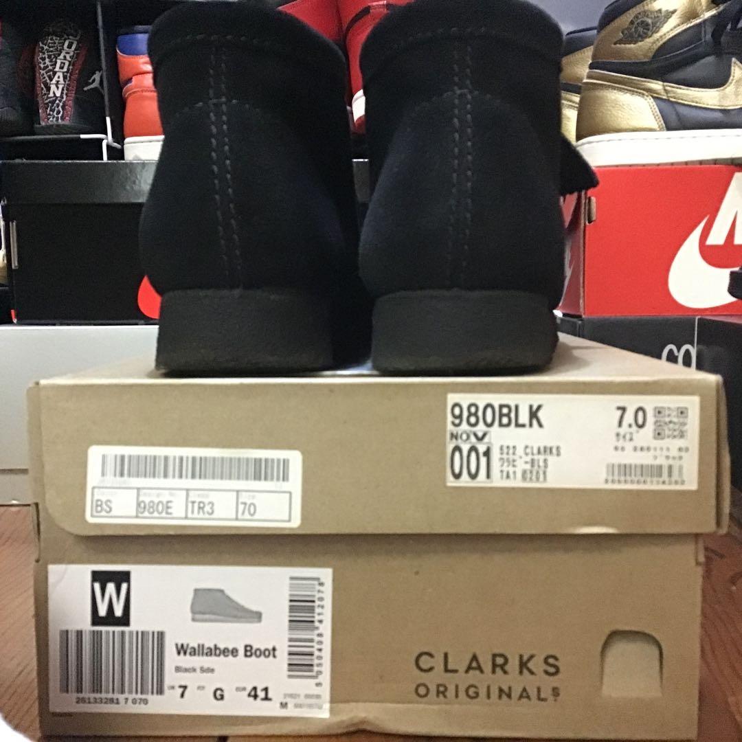 Clarks Originals Wallabee boots ブラック￼