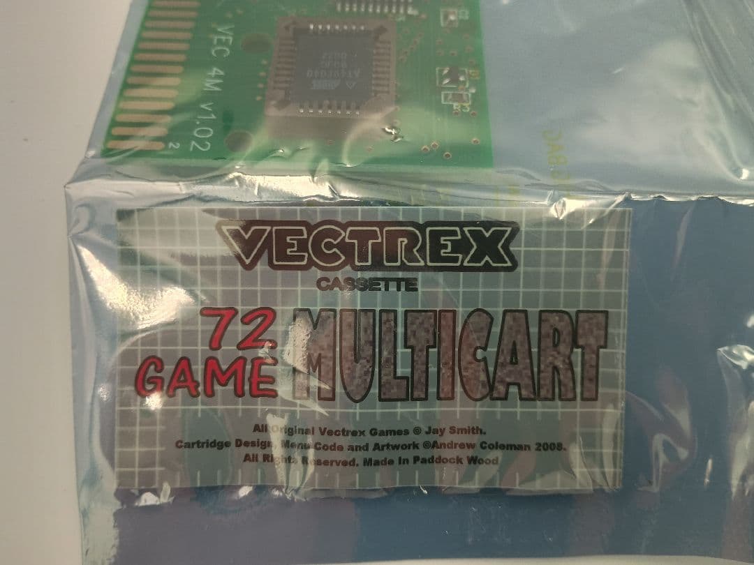 Vectrex 72ゲーム マルチカートリッジ Vectrex