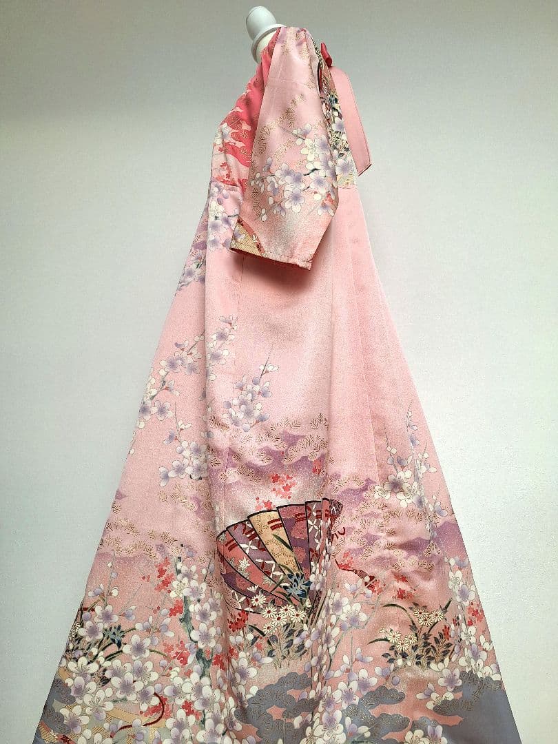 着物リメイクワンピース3672