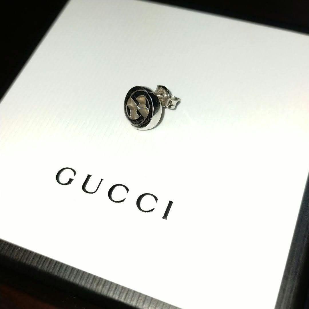 GUCCI ロゴデザイン 片耳用ピアス