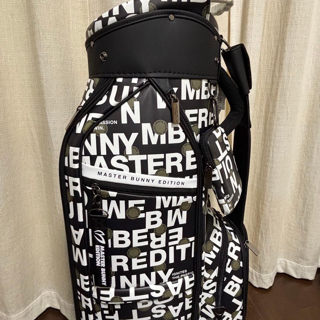 マスターバニーエディション総柄プリントキャディバッグ新品未使用ポーチ付き