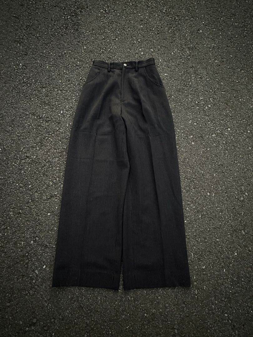 パンツ wide stripe straight slacks old clothes