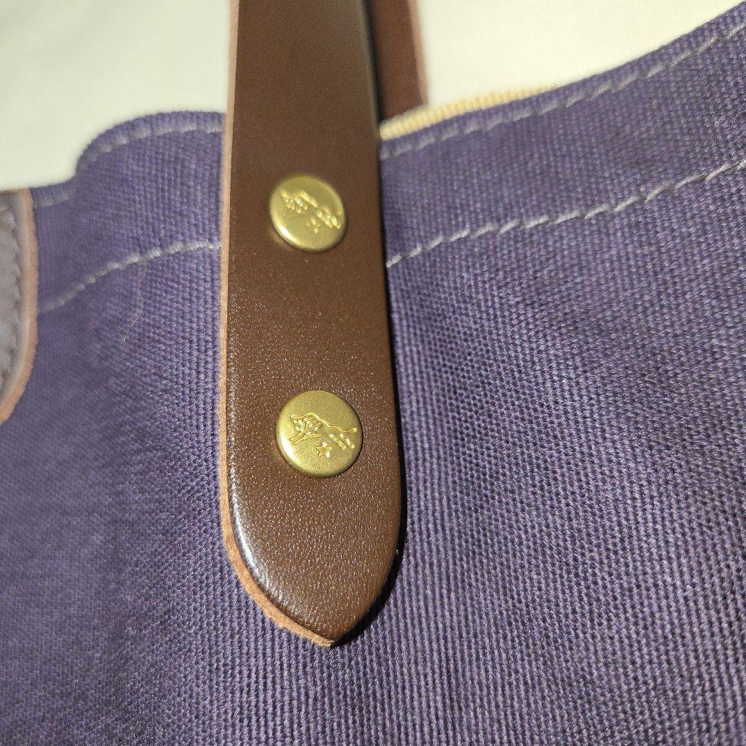 IL BISONTE ダークパープル トートバッグ