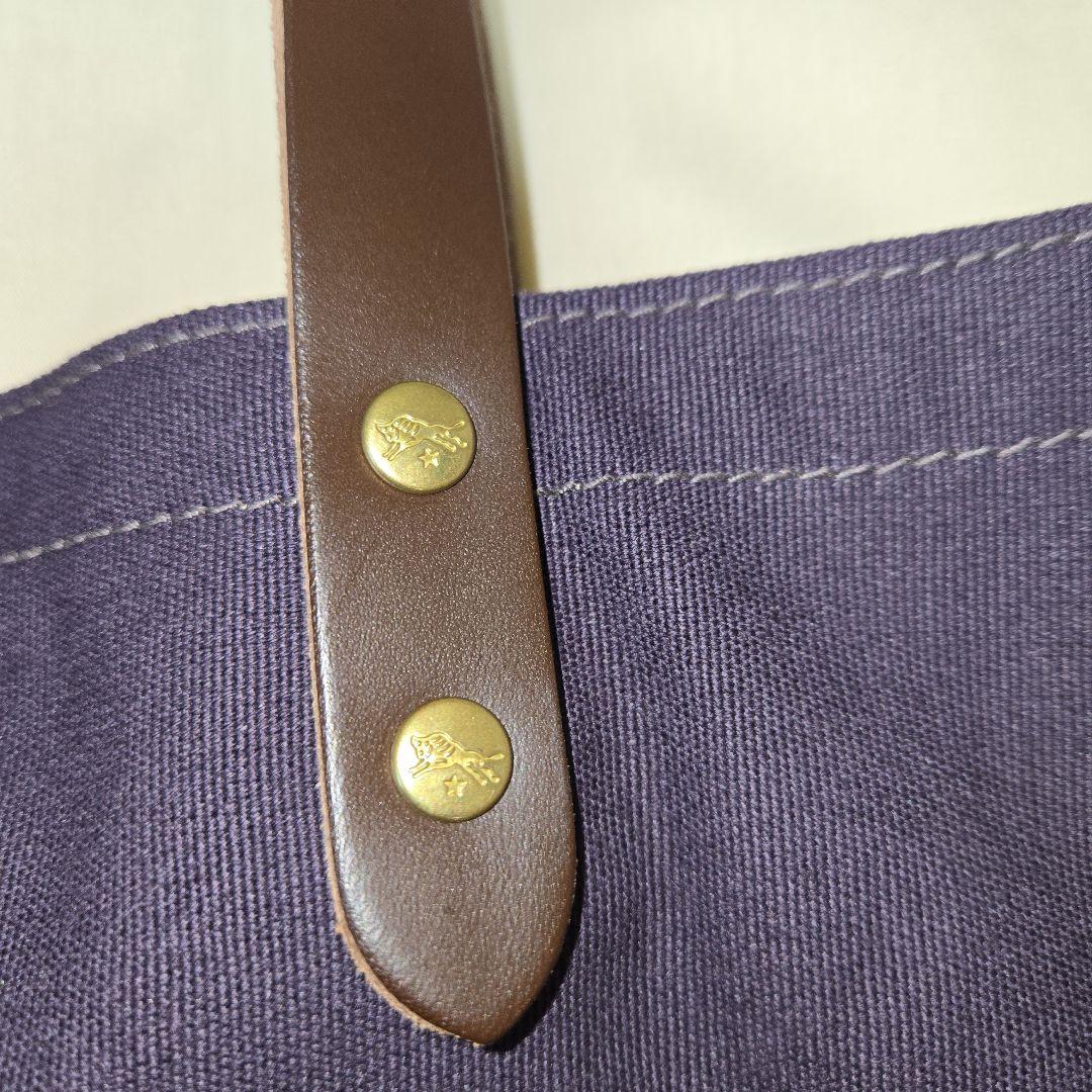 IL BISONTE ダークパープル トートバッグ