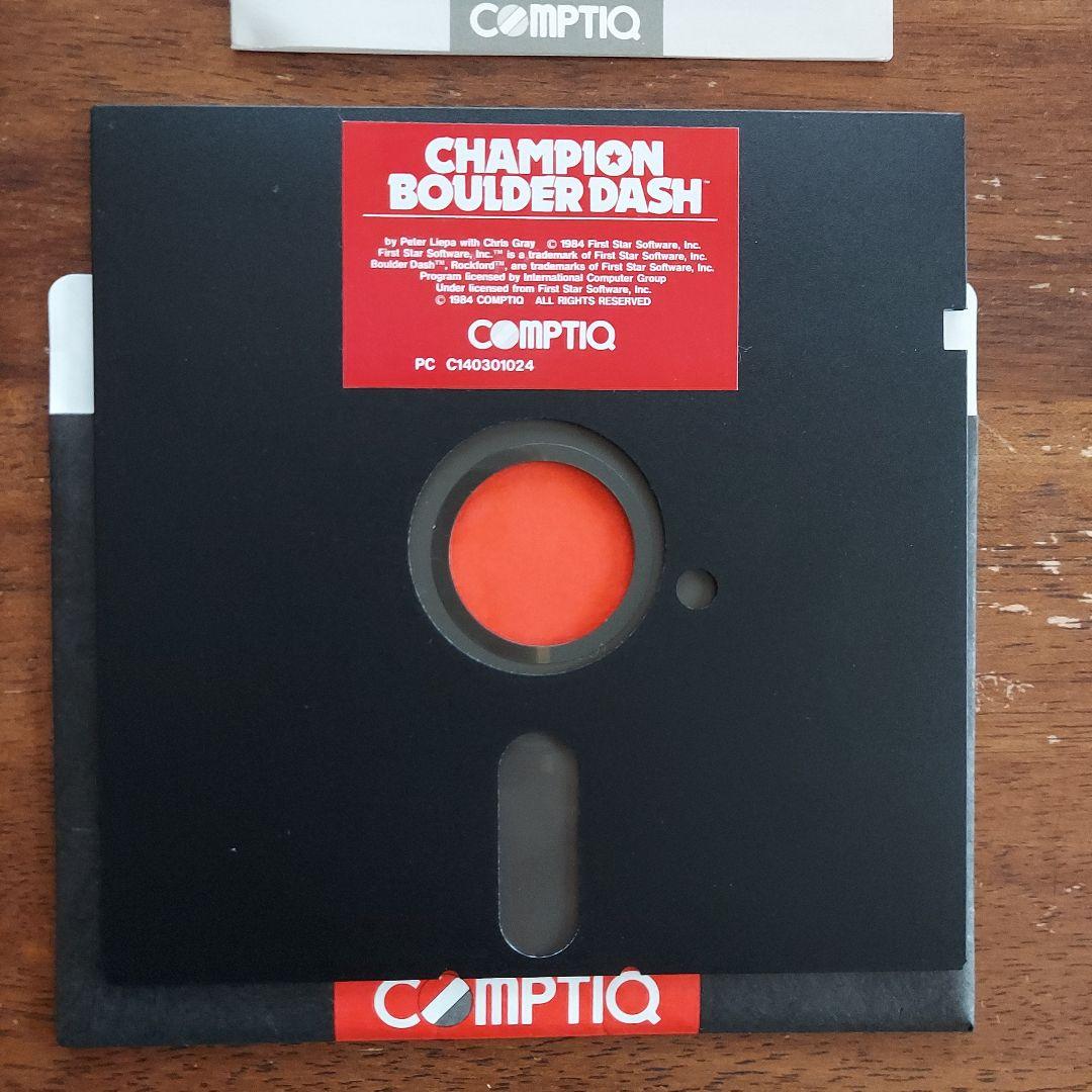 バルダーダッシュ　チャンピオン・バルダーダッシュ　ゲームソフト　PC-8801用