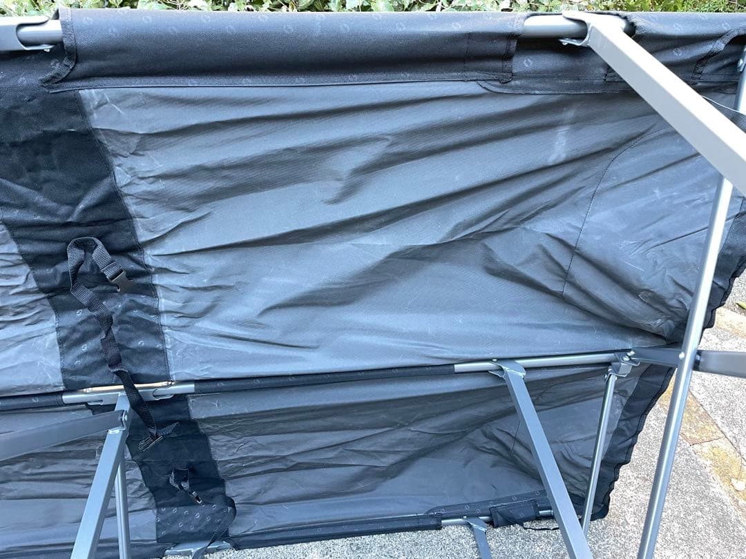 二人用 コット ダブル 折りたたみ式 キャンプ アウトドア ベッド ふたり用