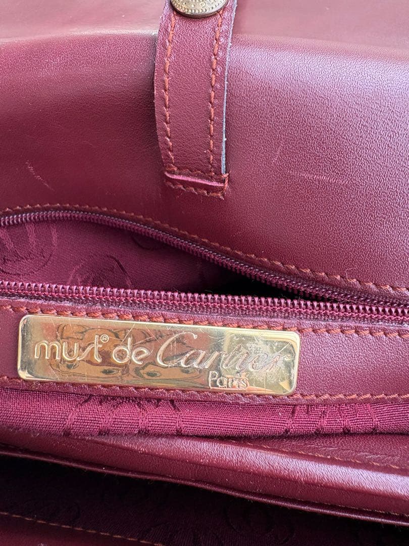 カルティエ　マストライン　ショルダーバッグ