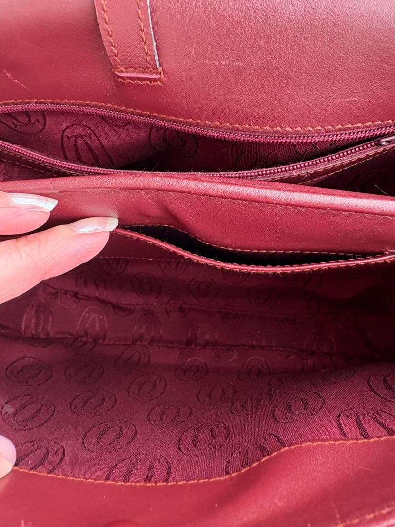 カルティエ　マストライン　ショルダーバッグ