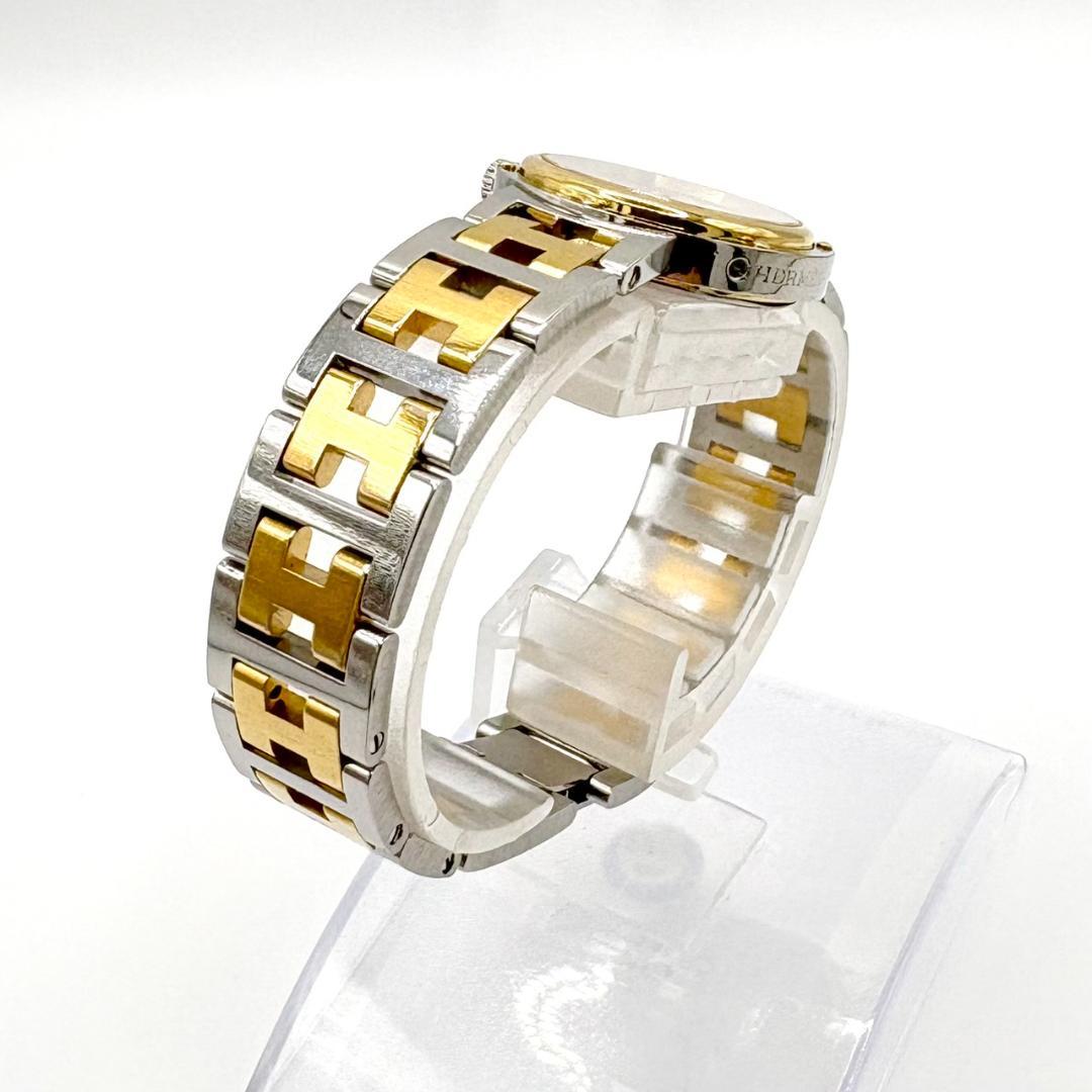 692☆美品☆ HERMES エルメス クリッパー ゴールド アイボリー