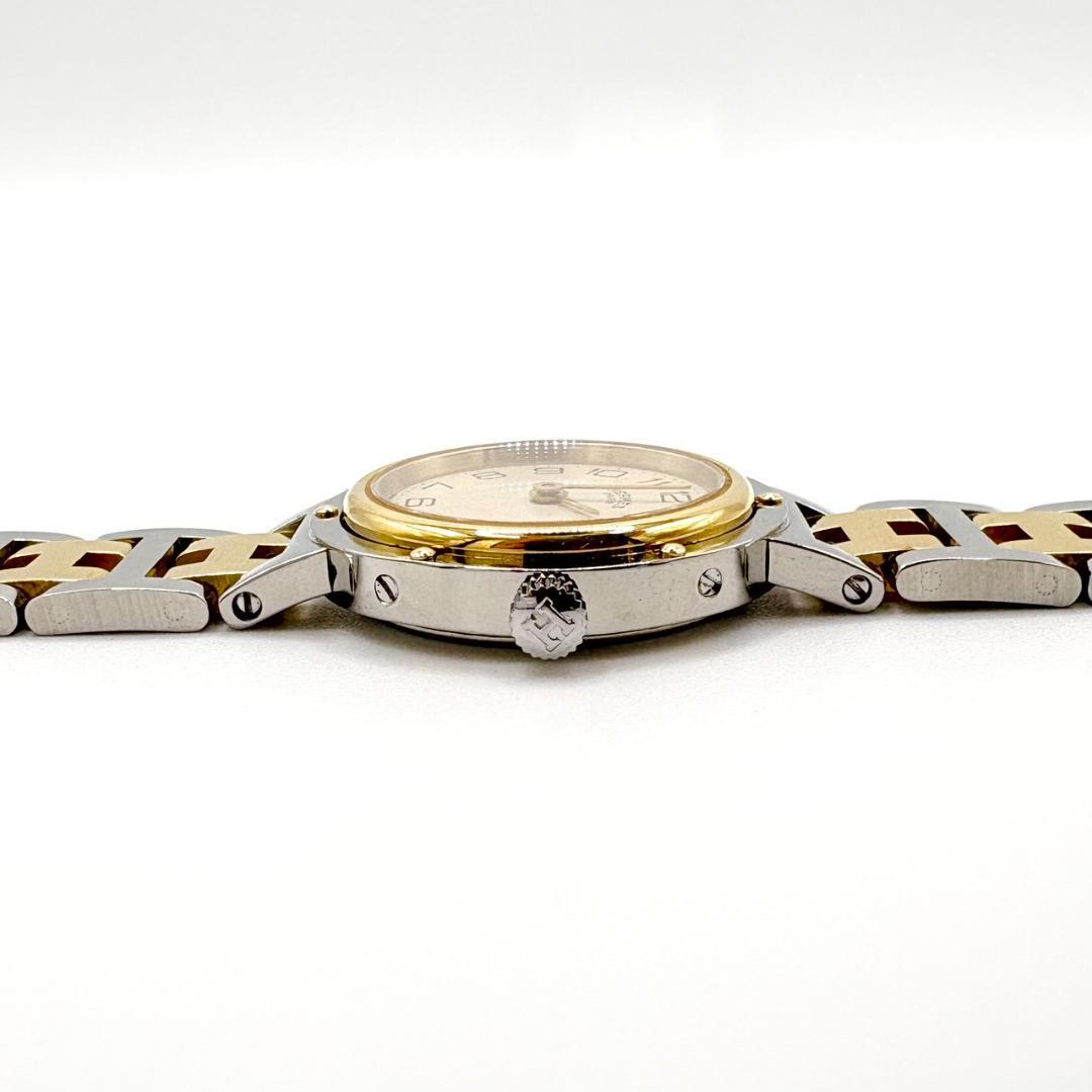 692☆美品☆ HERMES エルメス クリッパー ゴールド アイボリー