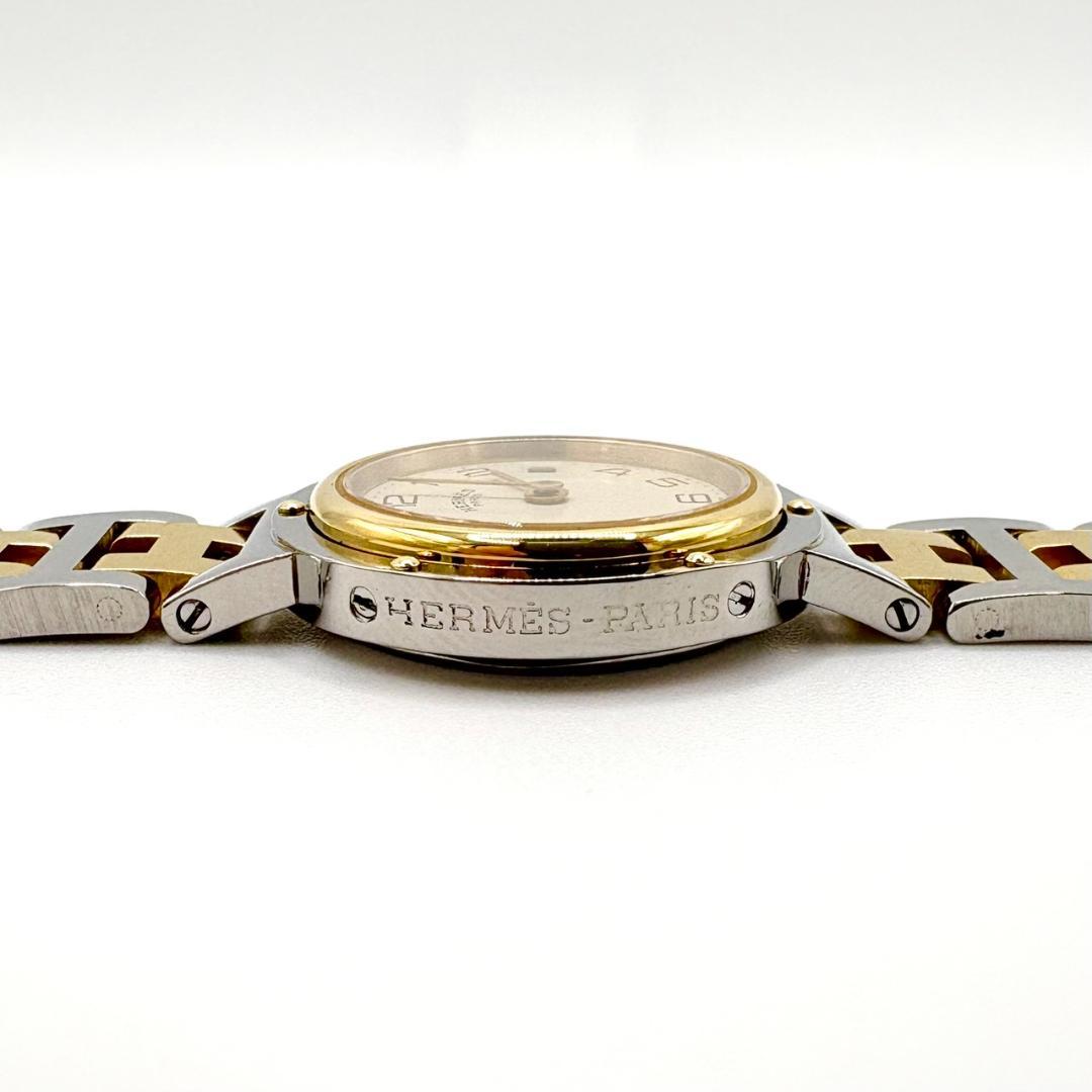 692☆美品☆ HERMES エルメス クリッパー ゴールド アイボリー