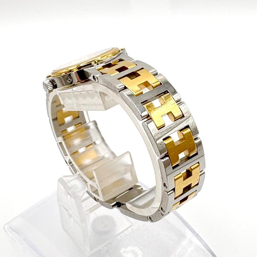 692☆美品☆ HERMES エルメス クリッパー ゴールド アイボリー