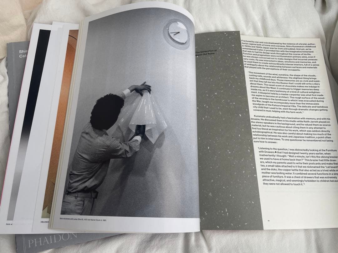 Shiro Kuramata PHAIDON 倉俣史朗　作品集