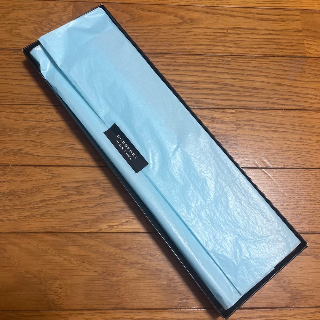 シルク100% BURBERRY BLACK LABEL ネクタイ ストライプ