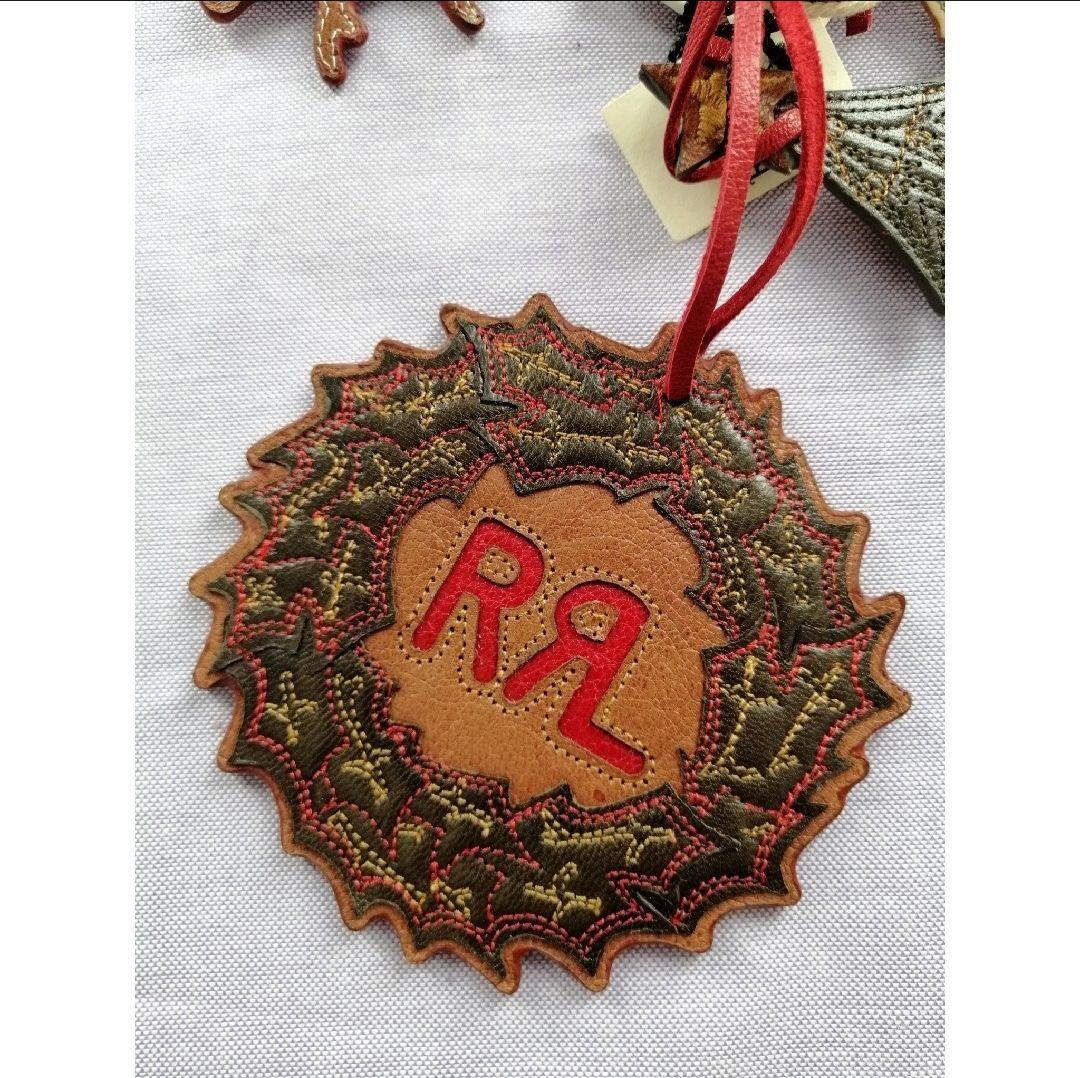 RRL（ダブルアールエル）　レザー製クリスマスオーナメントA