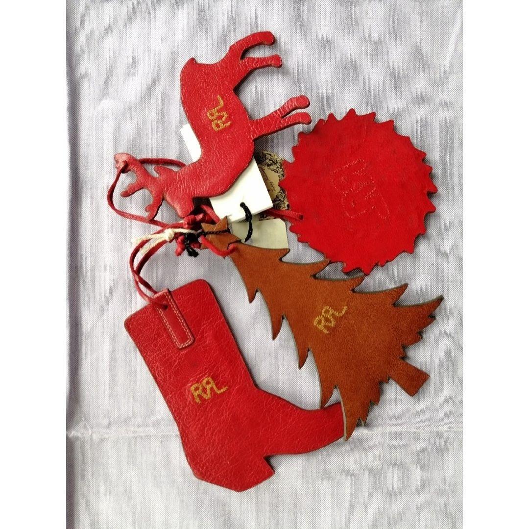 RRL（ダブルアールエル）　レザー製クリスマスオーナメントA