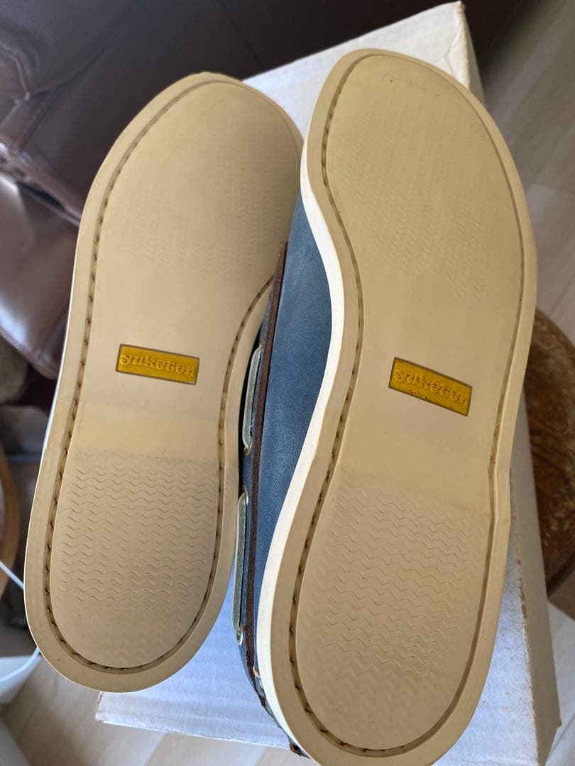 YUKETEN モカシン 未使用 ブルー