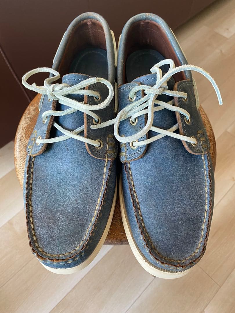 YUKETEN モカシン 未使用 ブルー