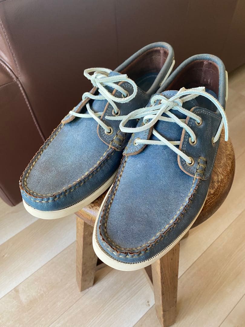 YUKETEN モカシン 未使用 ブルー