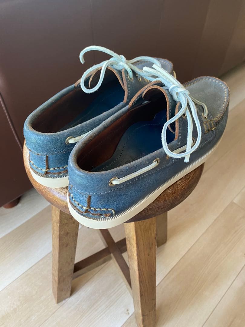 YUKETEN モカシン 未使用 ブルー