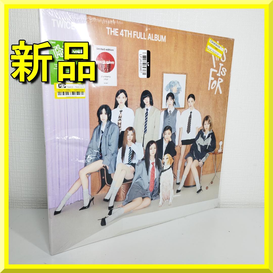 TWICE THIS IS FOR レコード アメリカ 韓国 LP 新 IZbI